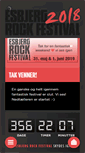 Mobile Screenshot of esbjergrockfestival.dk